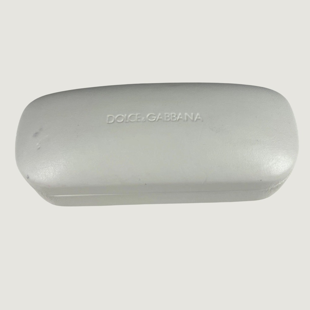 Dolce & Gabbana Hard Eyeglass Case WHITE